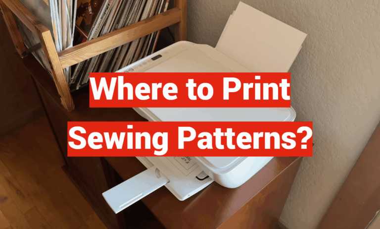 Where to Print Sewing Patterns?